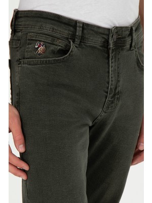 U.s. Polo Assn. Erkek Haki Jean Pantolon 50293323-VR027