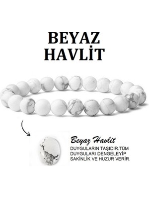 Alnis Atelier Havlit Doğaltaş Erkek Bileklik