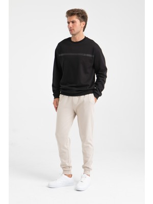 WKM GOLD Erkek Baskılı Interlok Kumaş Sweatshirt