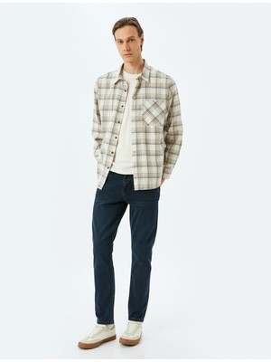 Koton Slim Fit Kot Pantolon - Brad Jean