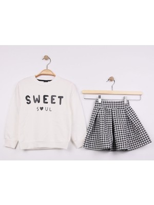 Kokoş Bebek Pileli Etekli Sweetshirt