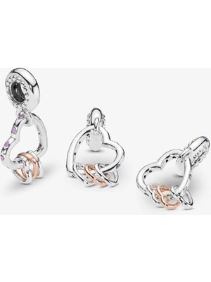 Pandora Vurgulu Kalpler Sallantılı Charm 787247NLCMX