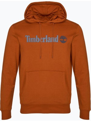 Timberland Kennebec River Hood Logolu Erkek Sweatshirt Umber