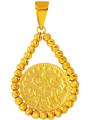 Bilezikci 22 Ayar Yarım Reşatlı Dorikalı Kolye Ucu