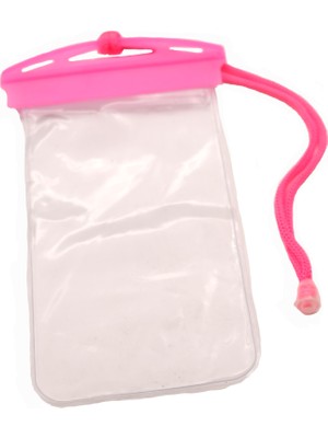 Monte Lua Tüm Telefonlara Uyumlu, Su Geçirmez, Telefon Kılıfı, Askılı Kılıf, Su Altı Kabı, Pembe