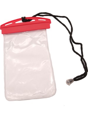 Monte Lua Tüm Telefonlara Uyumlu, Su Geçirmez, Telefon Kılıfı, Askılı Kılıf, Su Altı Kabı, Kırmızı