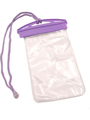 Monte Lua Tüm Telefonlara Uyumlu, Su Geçirmez, Telefon Kılıfı, Askılı Kılıf, Su Altı Kabı, Mor