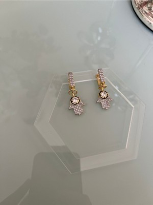 Asteria Jewelry Çağla Şikel Ema Model El Küpe