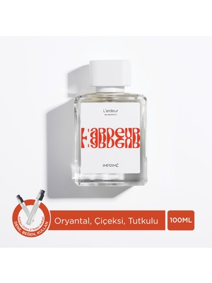 Imprimé L'ardeur EDP Unisex Parfüm 100 ml | Oryantal Çiçeksi | Ahududu, Safran, Gül, Manolya, Amber, Vetiver