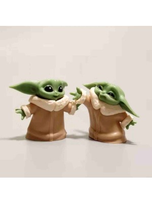 Salıncak Star Wars 1 Adet Çift Mıknatıslı 6 cm   Baby Yoda Figür ( Stok Durumuma Göre Gönderilir )