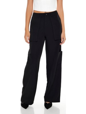 Wide-Leg Kargo Trouser Pantolon