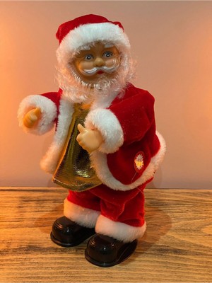 Tekno Trust 27 cm Trump Dans Eden Noel Baba, Müzikli, Hareketli Noel Baba, Yılbaşı Oyuncak, Twerk Yapan