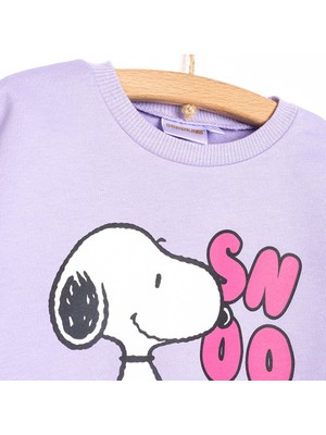 Snooze Baby Snoopy Snoopy Kız Sweatshirt Kız Bebek