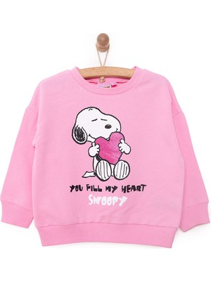 Snooze Baby Snoopy Snoopy Kız Sweatshirt Kız Bebek