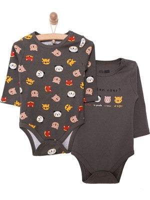 Hellobaby Erkek 2li Uzun Kol Body Erkek Bebek