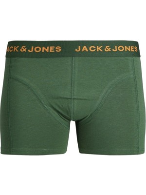 Jack & Jones Ula Yeşil Palmiye 3'lü Erkek Boxer Iç Çamaşırı 12250225