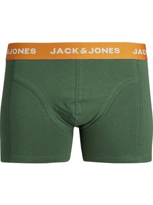 Jack & Jones Ula Yeşil Palmiye 3'lü Erkek Boxer Iç Çamaşırı 12250225