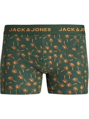 Jack & Jones Ula Yeşil Palmiye 3'lü Erkek Boxer Iç Çamaşırı 12250225