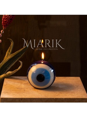 Miarik Design Nazar Boncuğu Mum 2li Set