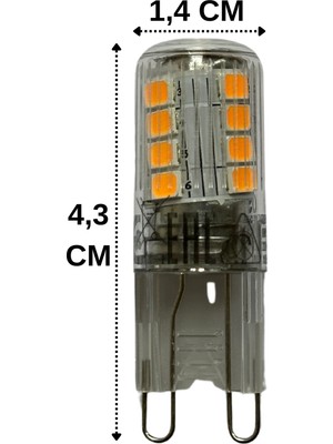 Osram 2,6W (30W) 2700K (Sarı Işık) G9 Duylu LED Kapsül Ampul (2 Adet)