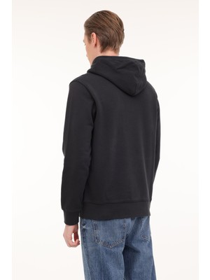 Levi's Levı’s Lse T2 Std Graphıc Hood S Siyah Erkek Sweatshirt