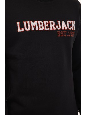 Lumberjack ml Uneg 16TY-505 4pr Siyah Erkek Sweatshirt