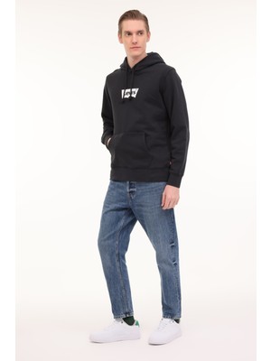 Levi's Levı’s Lse T2 Std Graphıc Hood S Siyah Erkek Sweatshirt