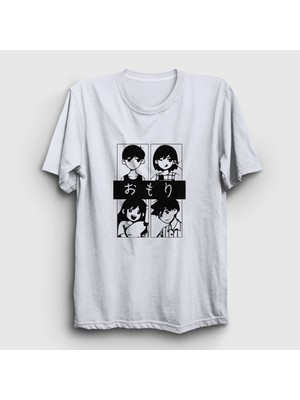 Presmono  Beyaz Oyun Omori Kel Aubrey T-Shirt