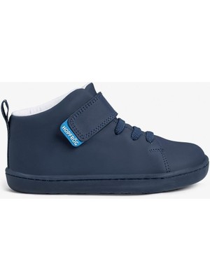 Hopfrög Smart Walker High Top Süper Mat Lacivert Barefoot Çocuk Bot