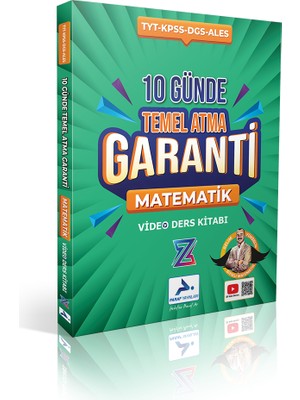 Paraf Yayınları Z Takım Matematik - 10 Günde Temel Atma Garanti Video Ders Kitabı