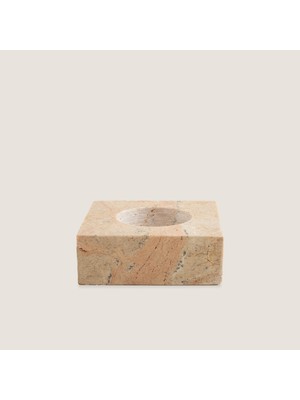 Square Mermer Mumluk 8x2,5 cm Natural