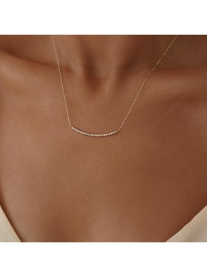 Dorika Çubuk Altın Kolye