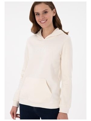 U.s. Polo Assn. GIZMO-SK024 Krem Kadın Sweatshirt 1939176