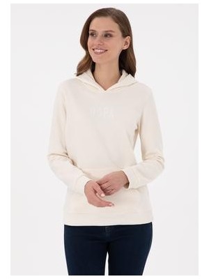 U.S. Polo Assn. GIZMO-SK024 Krem Kadın Sweatshirt 1939176