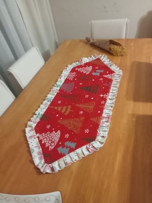 Borandtm Yılbaşı Konseptli Runner 105X45 cm