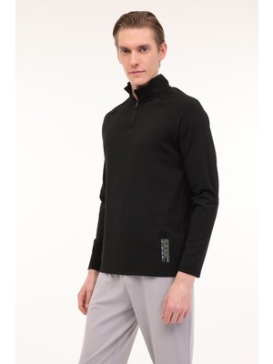 Kinetix ml Cool 16PRF407 4pr Siyah Erkek Sweatshirt