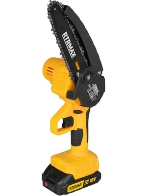 Rtrmax Akülü Budama Testeresi 150MM Kömürsüz 18V 2X2AH Akü Pvc Çantalı