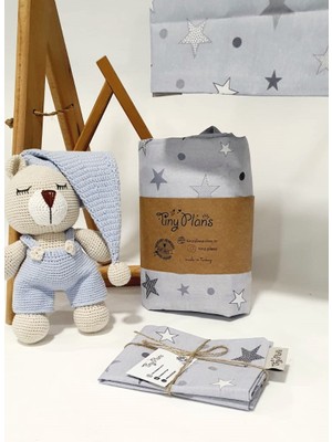 Tiny Plans Lastikli Bebek Çocuk Çarşaf - Yastık Kılıfı Takımı