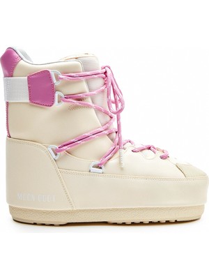 Moon Boot Kadın Bot (Kar) 14028200-002 Moon Boot Sneaker Mıd Frozen Dew / Pink