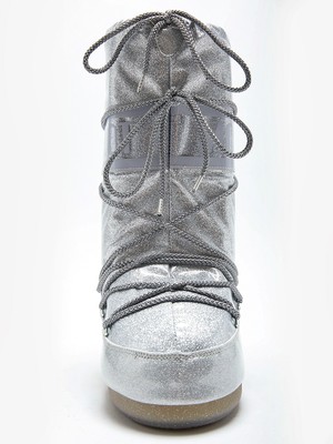 Moon Boot Kadın Bot (Kar) 80D1402850-H001 Moon Boot Icon Glitter Silver