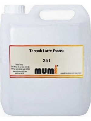 Tarçınlı Latte Mum Esansı 25 Litre