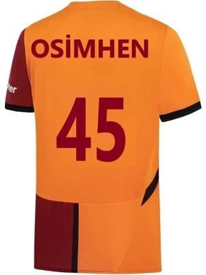 Yenteks 24/25 Galatasaray Sarı-Kırmızı 45 Numara Osimhen Iç Saha Yetişkin Forması EMR-098