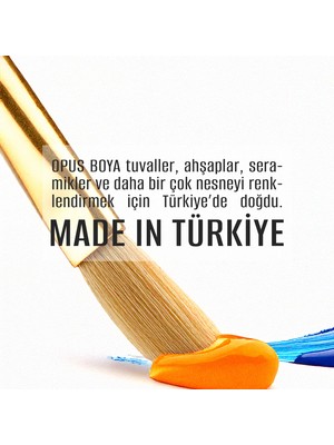 OPUS Yağlı Boya 70ml Sekizli Paket 250ml Keten Yağı 250 Fırça Temizleyici Başlangıç Seti