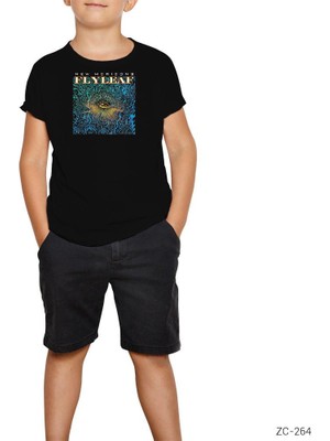 Z zepplin Flyleaf New Horizons Siyah Çocuk Tişört