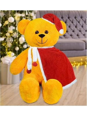 Özgüner Oyuncak Ayıcı Oyuncak 100 cm Pelerinli Noel Baba Ayıcık Yeni Yıl , Yılbaşı Hediyesi