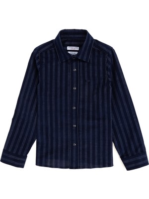 U.s. Polo Assn. Erkek Çocuk Lacivert Gömlek Desenli 50293507-VR033