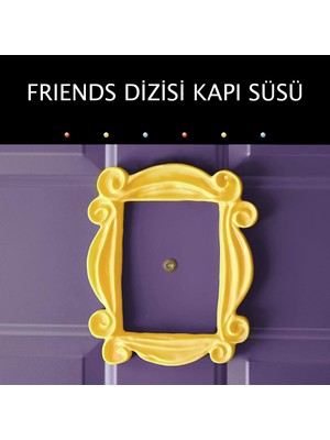 Minyatür Bahçem Friends Dizi Monica Kapı Çerçevesi Kapı Süsü 15 cm