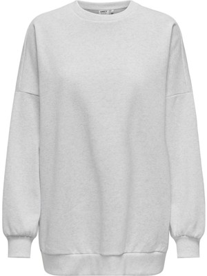 Only Onldaze L/s Oversıze O-Neck Swt Kadın Gri Sweatshirt - 15335172