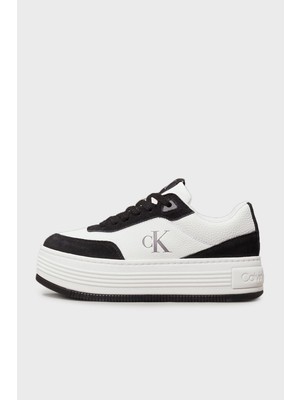 Calvin Klein Logolu Kalın Tabanlı Sneaker Ayakkabı YW0YW0179701W Bayan Ayakkabı YW0YW01797 01W