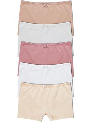 HNX 5'li Pamuklu Boxer Kadın Külot